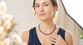 COLLAR ELEGANCIA AZUL